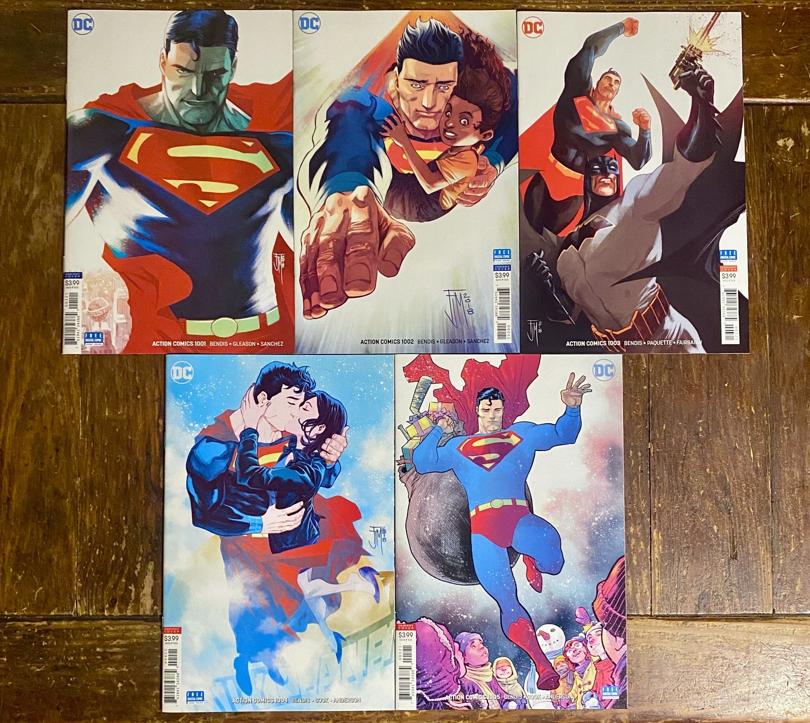 ACTION COMICS #1001-1005 💥 | VARIANT LOT | DC | FRANCIS MANAPUL! SUPERMAN! WOW!