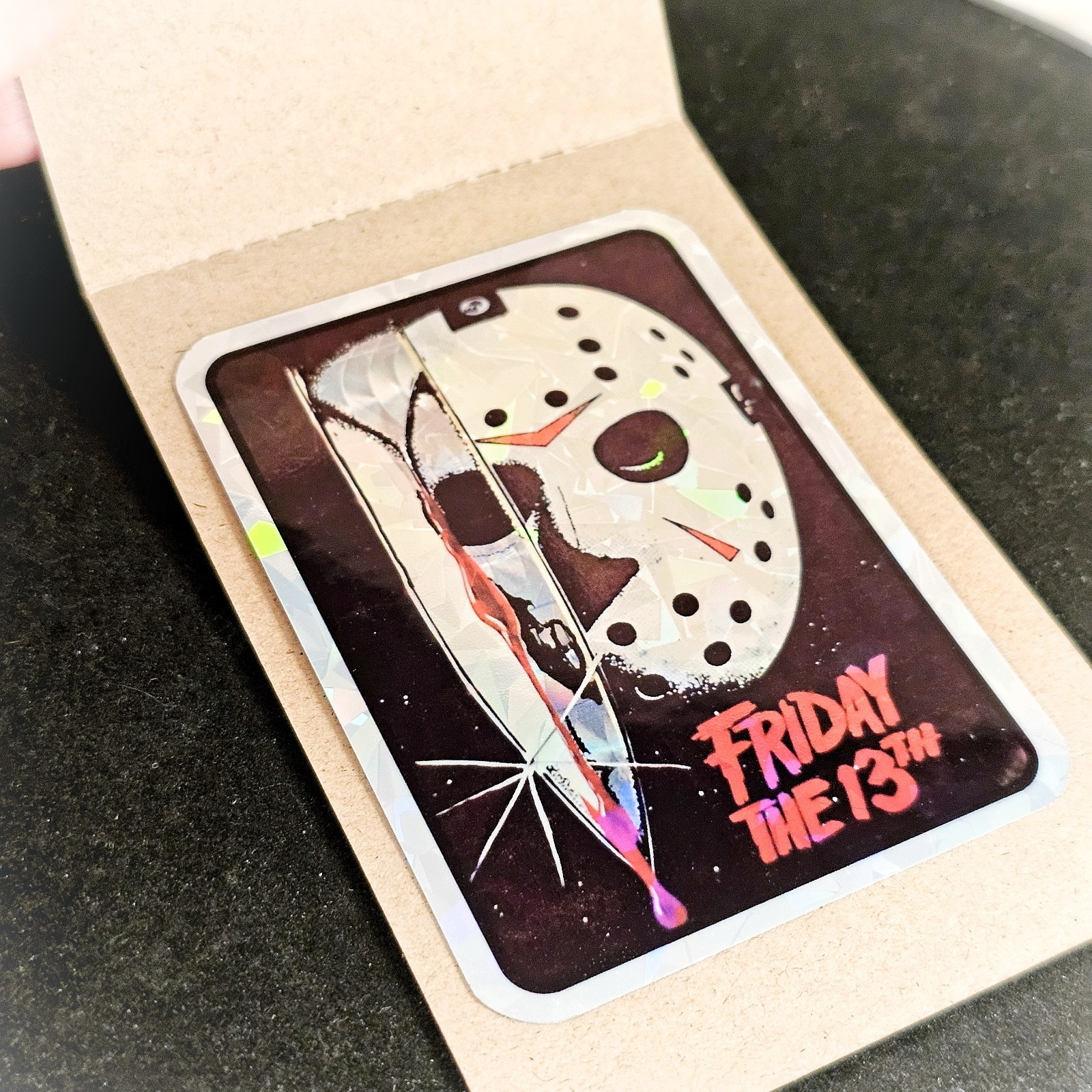 Vending Prism Super Sticker Vtg style 80s Horror Friday The 13th Jason Voorhees!