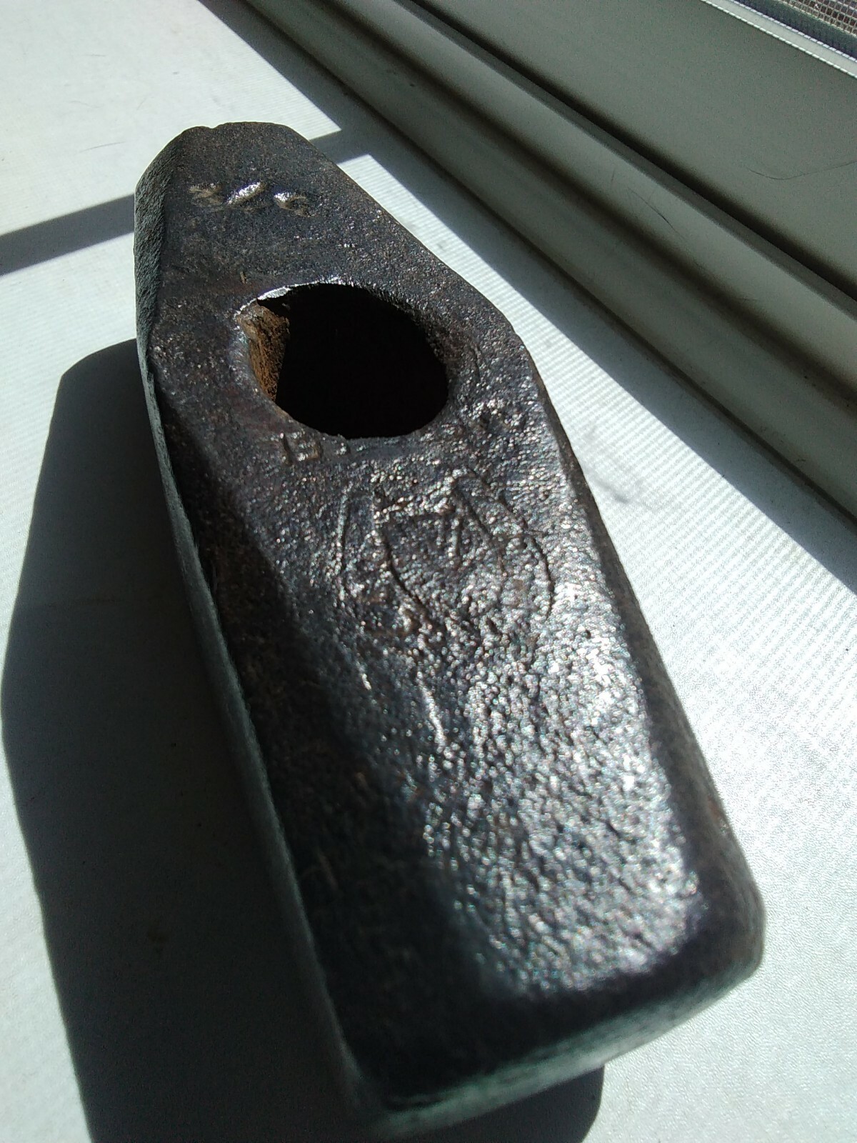 Vintage ATHA Tool Co Blacksmith Hammer Head Horseshoe Logo 3 1/2 lbs 3.5 pounds