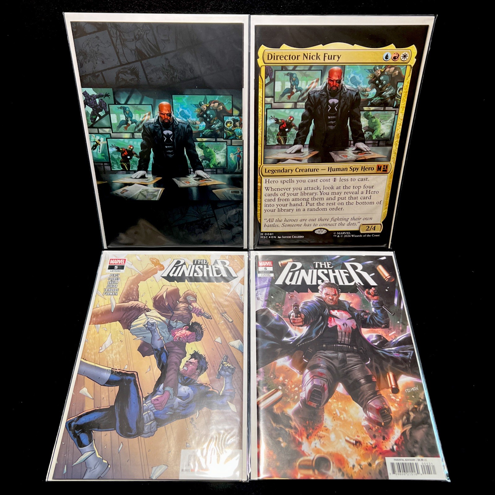 Punisher #5 Four Cover Set 1:50 & Magic the Gathering Variant 2026