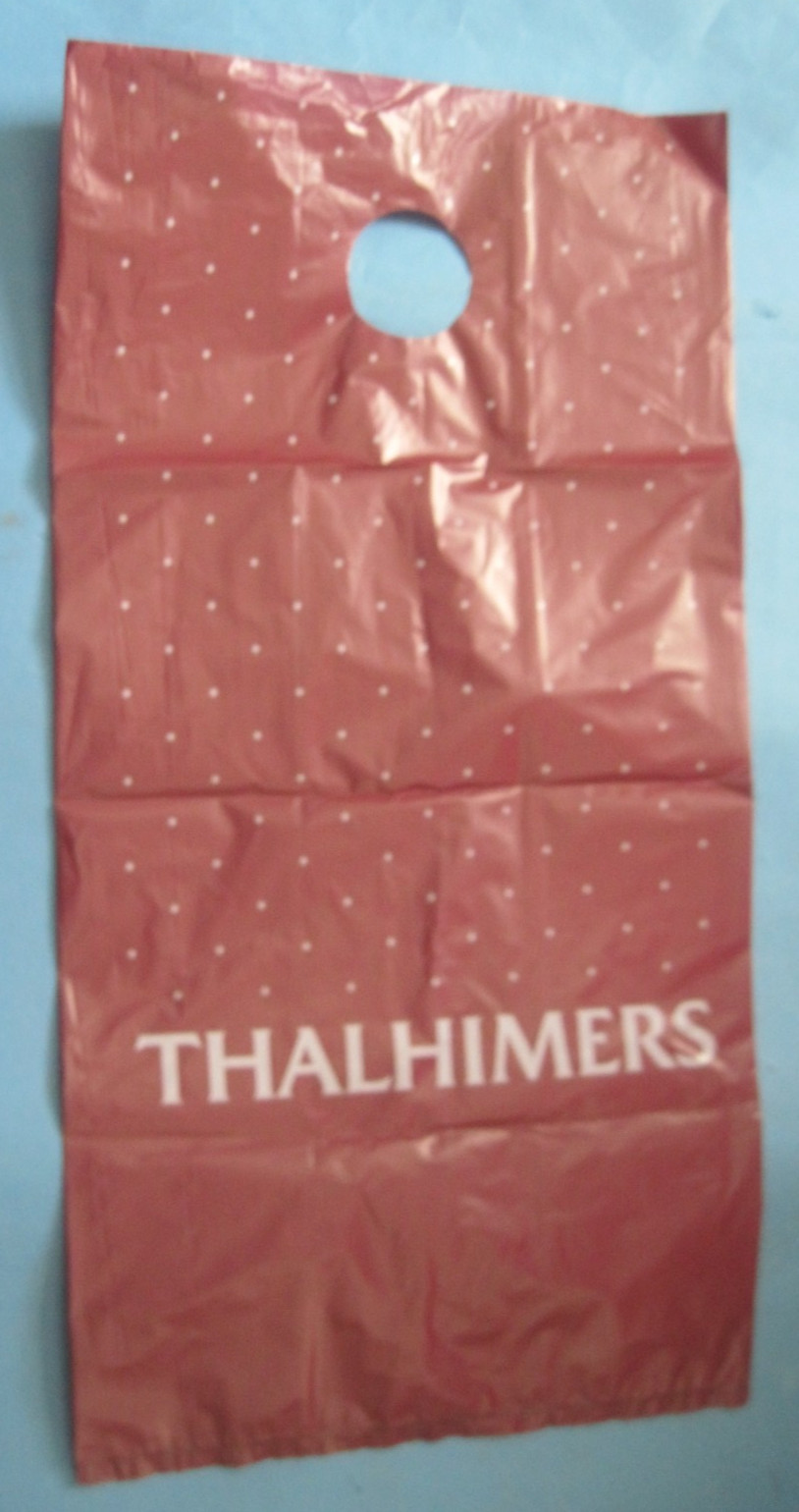 Richmond, VA memorabilia Thalhimers department stores bag