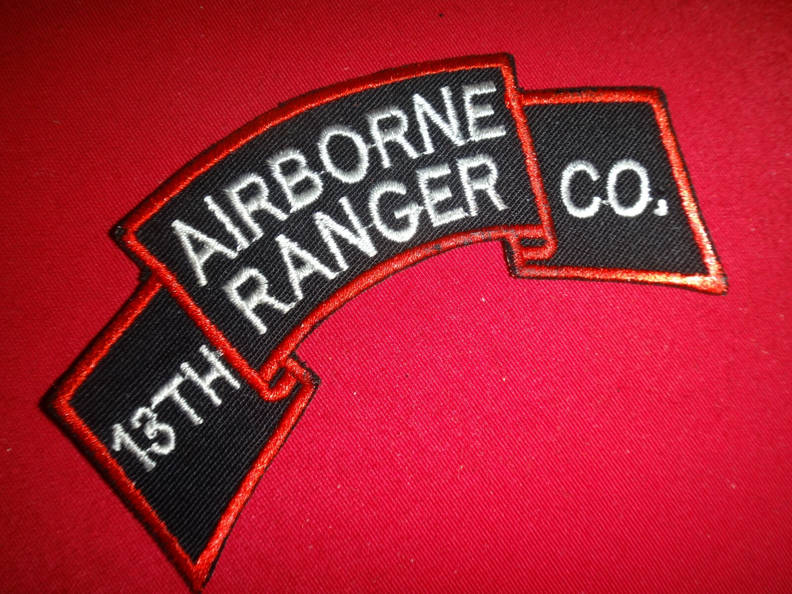 Korea War (1950-53) Scroll Patch 13th AIRBORNE RANGER INFANTRY Company