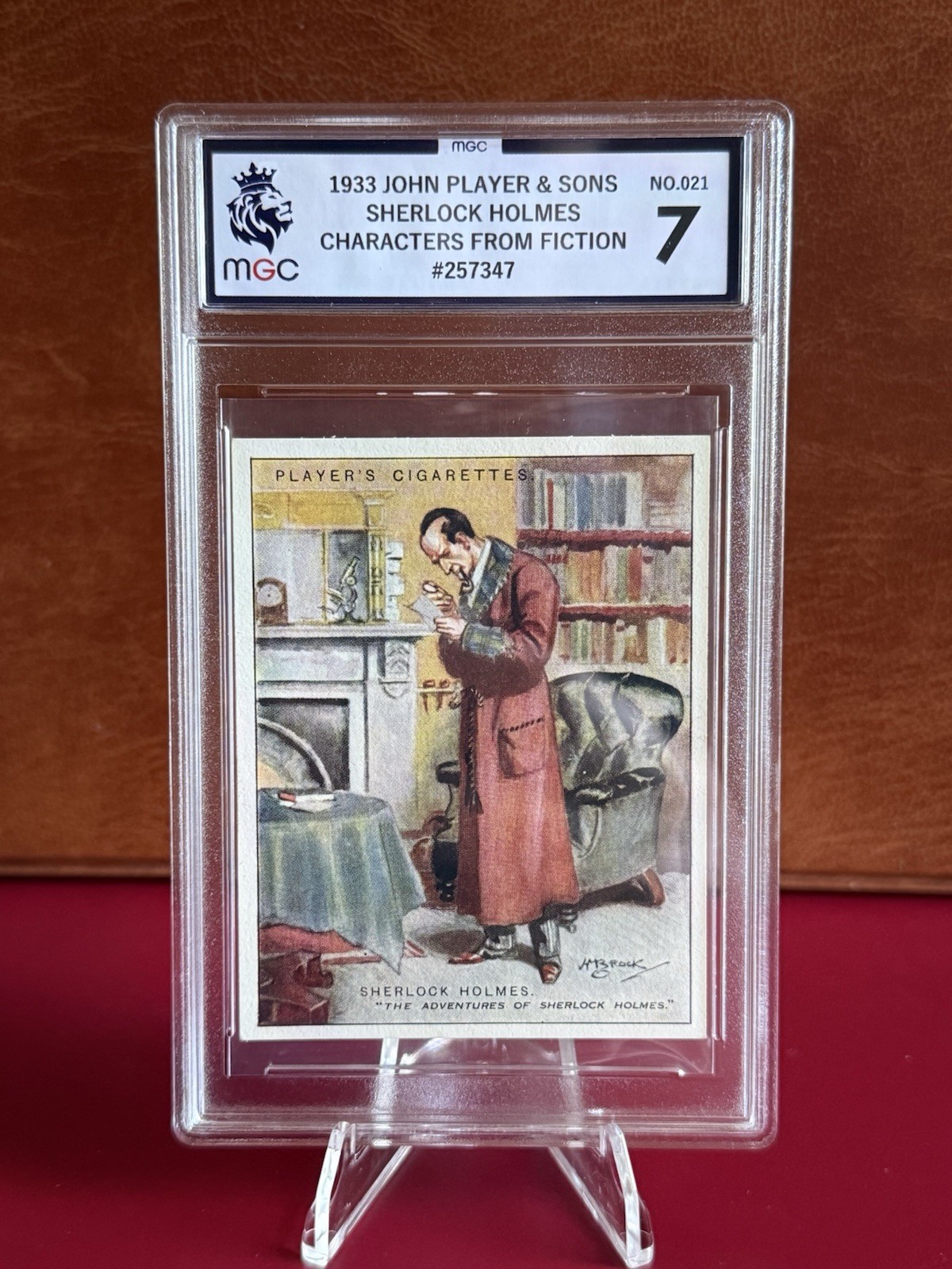 VINTAGE 1933 PRE WAR ORIGINAL CHARACTERS FICTION SHERLOCK HOLMES PRO GRADED 7