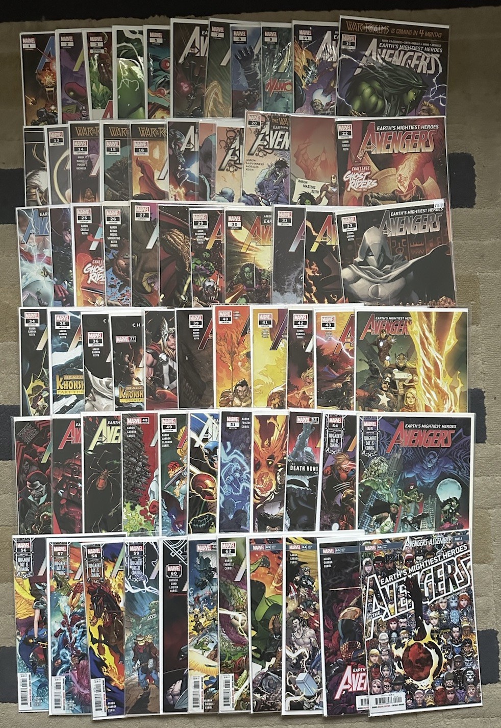 Marvel Avengers (2018) #1-66 (Volume 8) 66-Book Lot Complete Set Run