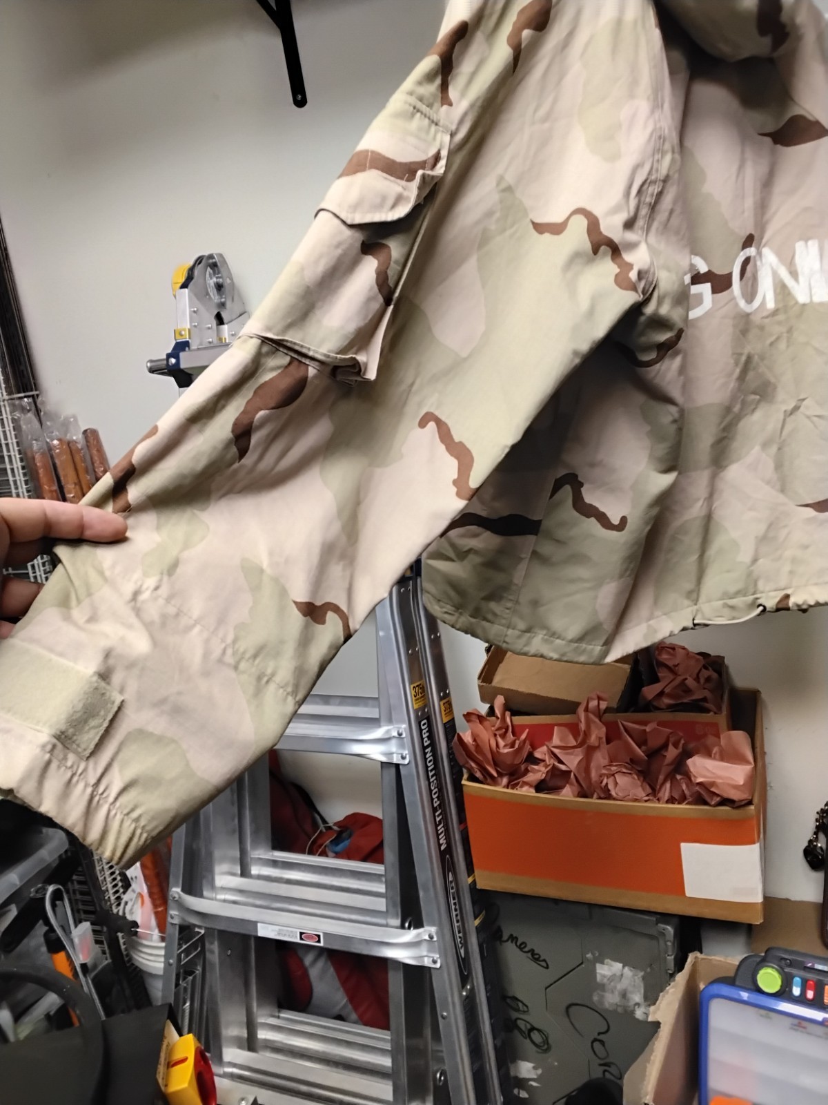 Genuine U.S Military Issue JSLIST Protective Overgarment Coat (DCU) Camo Used