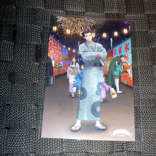 Gyakuten Saiban Capcom Cafe Ryuichi Naruhodo Summer Postcard Unused