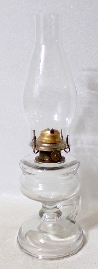 Plume & Attwood Primitive Finger Bridge Oil Lamp