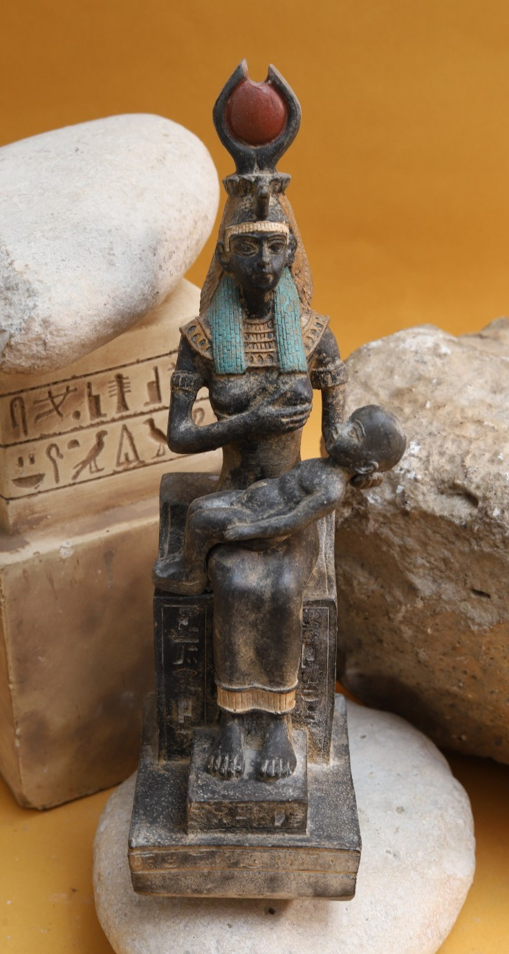 Rare Ancient Egyptian Antiques Queen Isis Goddess of Magic Statue Pharaonic BC