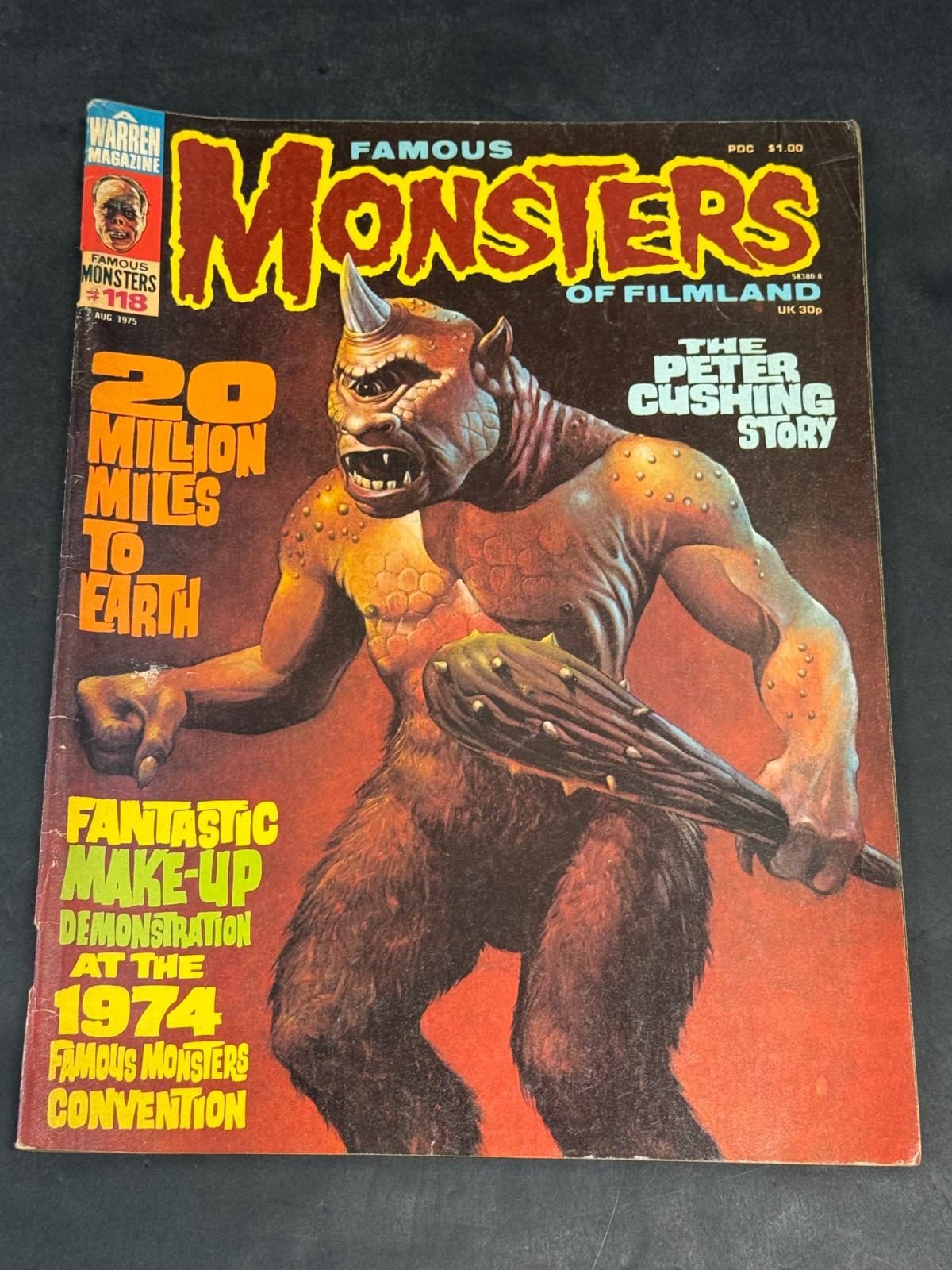 August 1975 Famous Monsters Of Filmland #118 Warren Publication Magazine