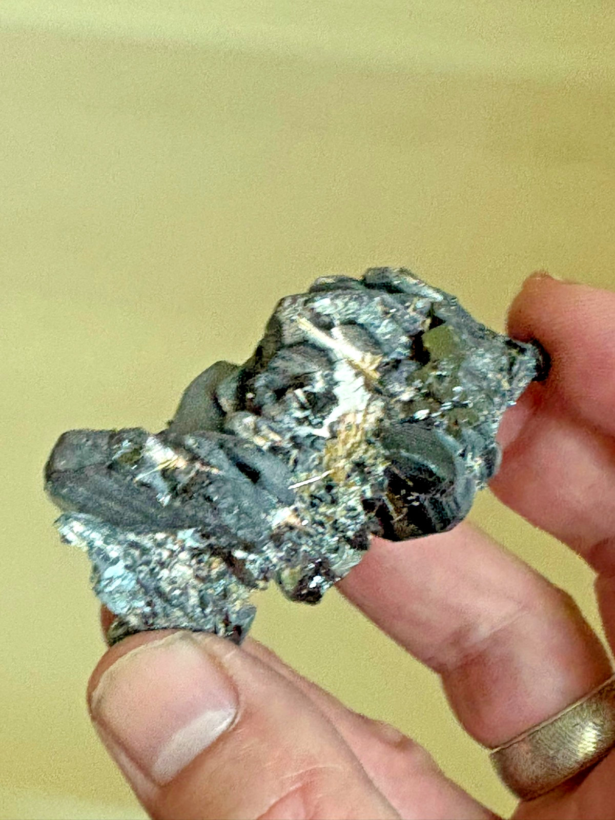 Hematite, good tabular crystals cluster, Rutile. Novo Horizonte, Bahia, Brazil