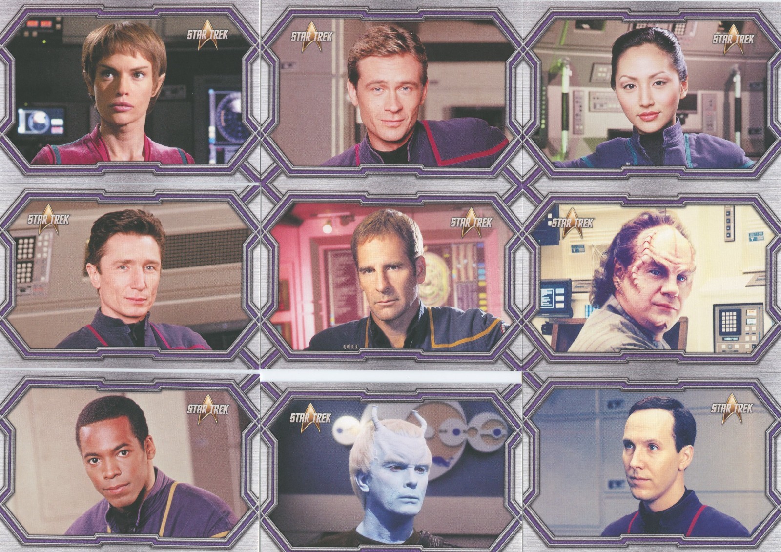 NEW Star Trek Connections Complete 9 card base set of Star Trek Enterprise