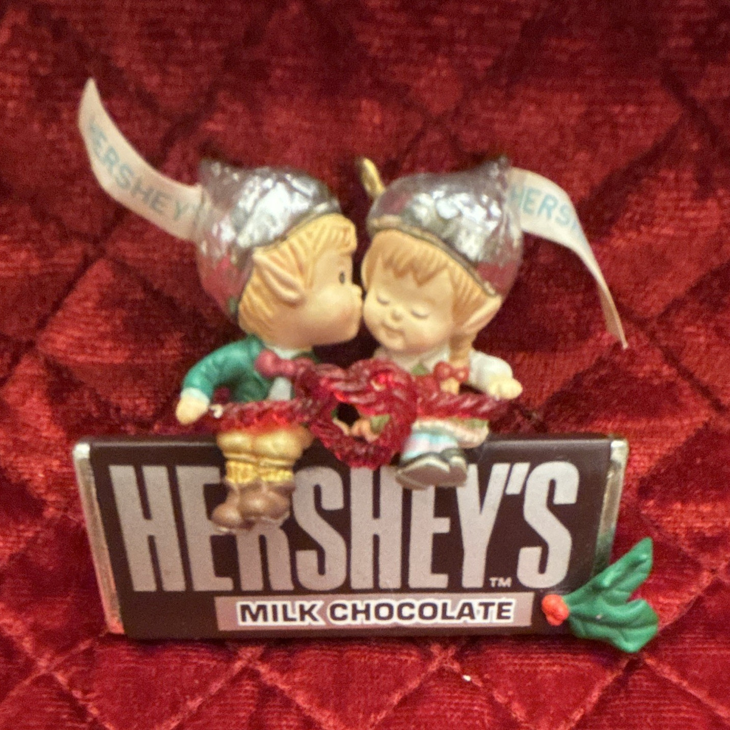 Hershey’s Milk Chocolate Kissing Ornament 1993 Candy & Nuts Theme