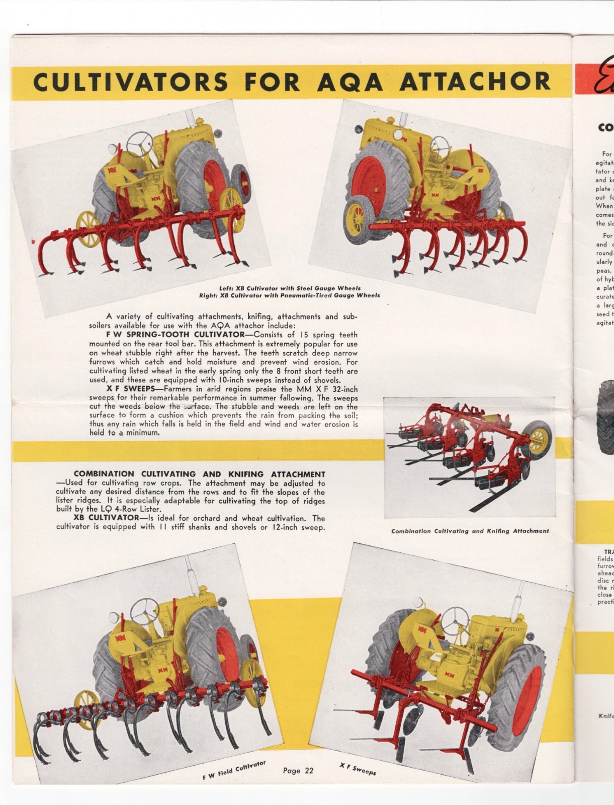MINNEAPOLIS-MOLINE VISIONLINED “U” TRACTORS 24 PAGE BROCHURE