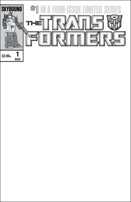 Blank TRANSFORMERS #1 40TH ANNIVERSARY Sketch VARIANT 9.4 NM Fast Shipping IMAGE