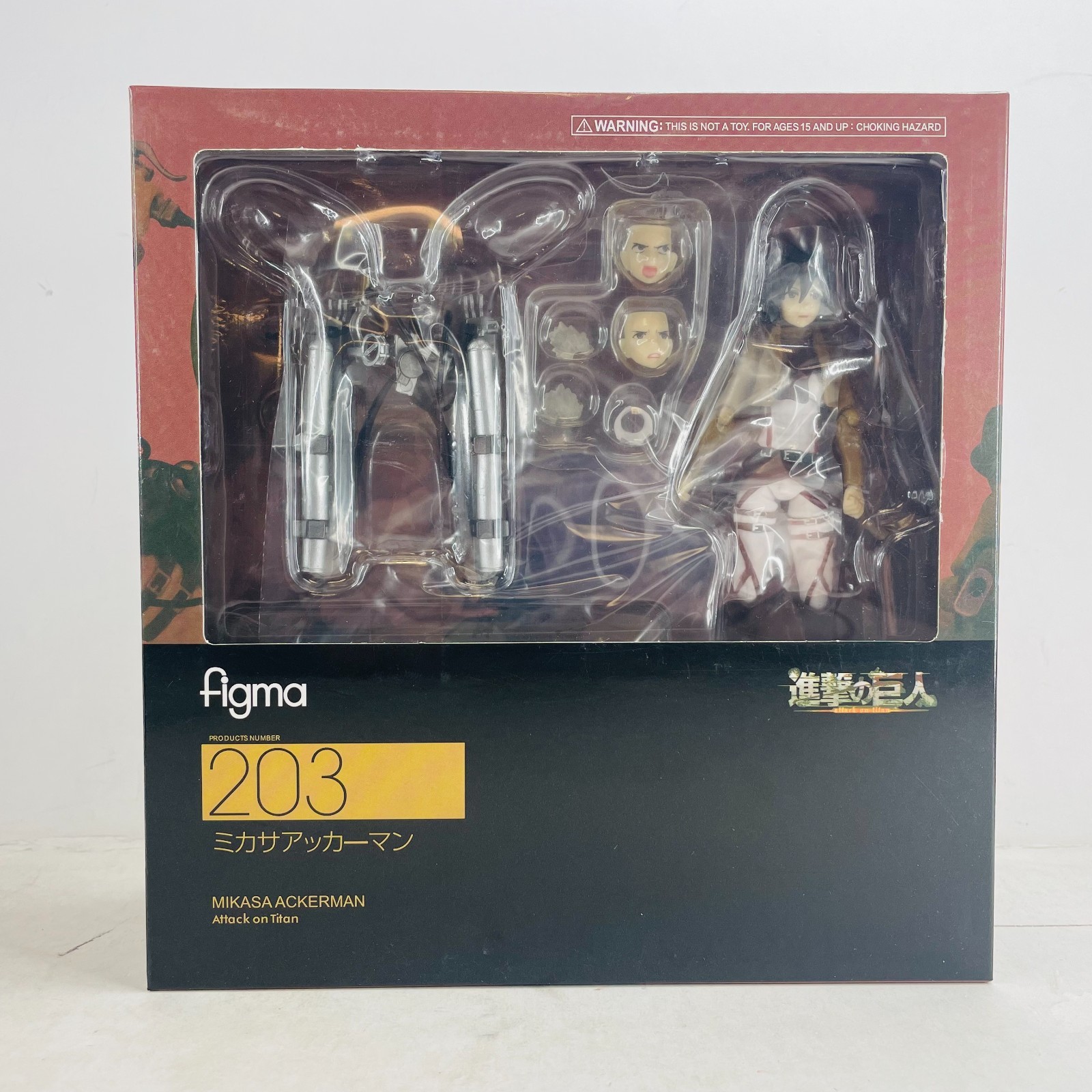 Attack on Titan Mikasa Ackerman Shingeki no Kyojin Figure w/Accessory 5″ Toys