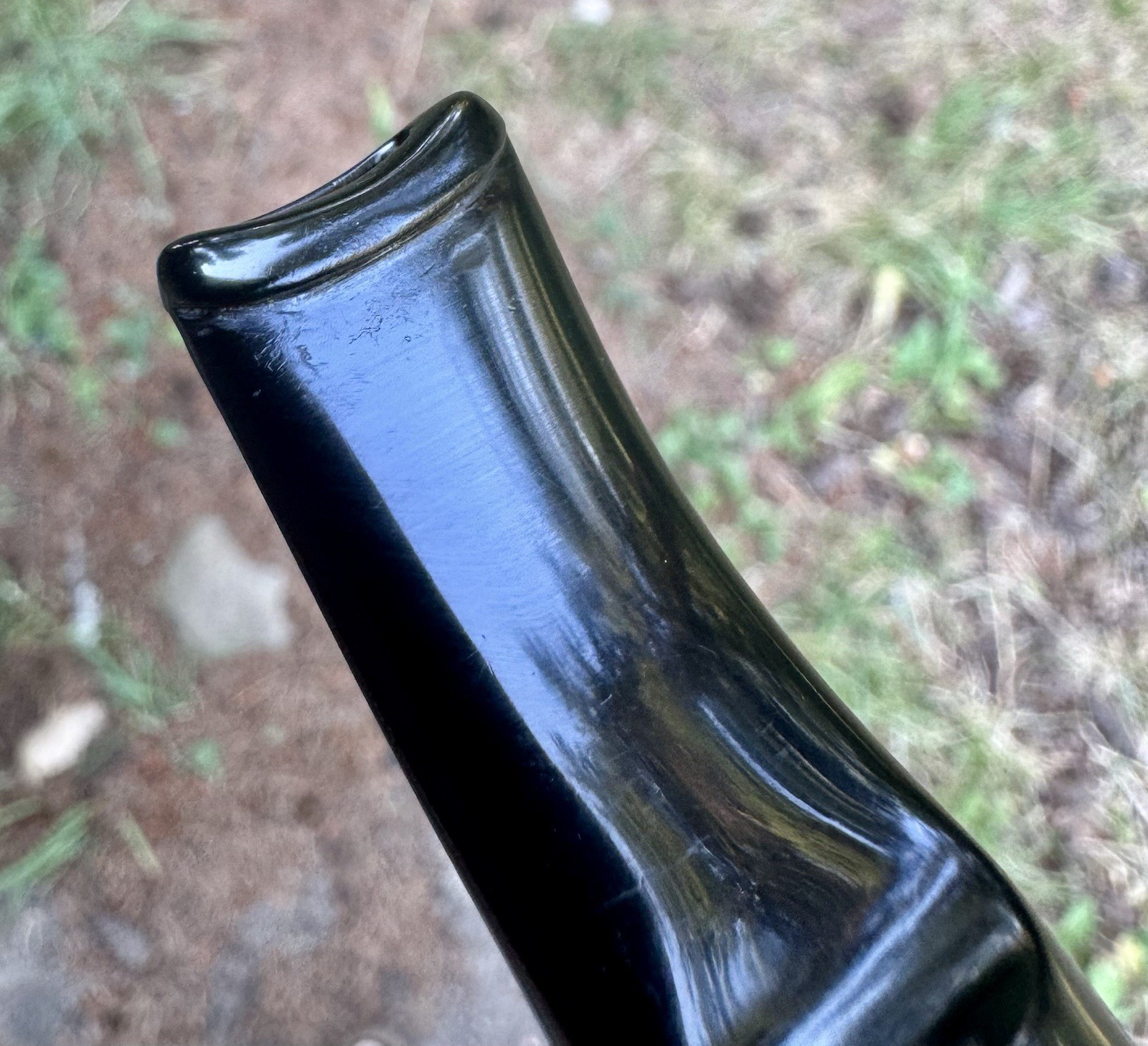 *Elite Engineering* Richard Friedman Reverse Calabash Bent Apple Estate Pipe