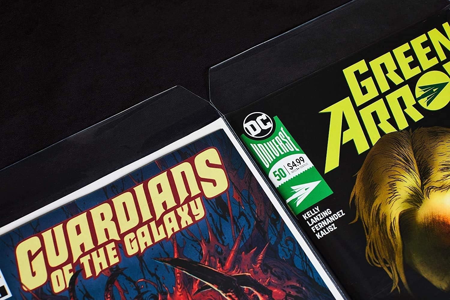 Protective Plastic Sleeves for Comics – 100 Piece Set