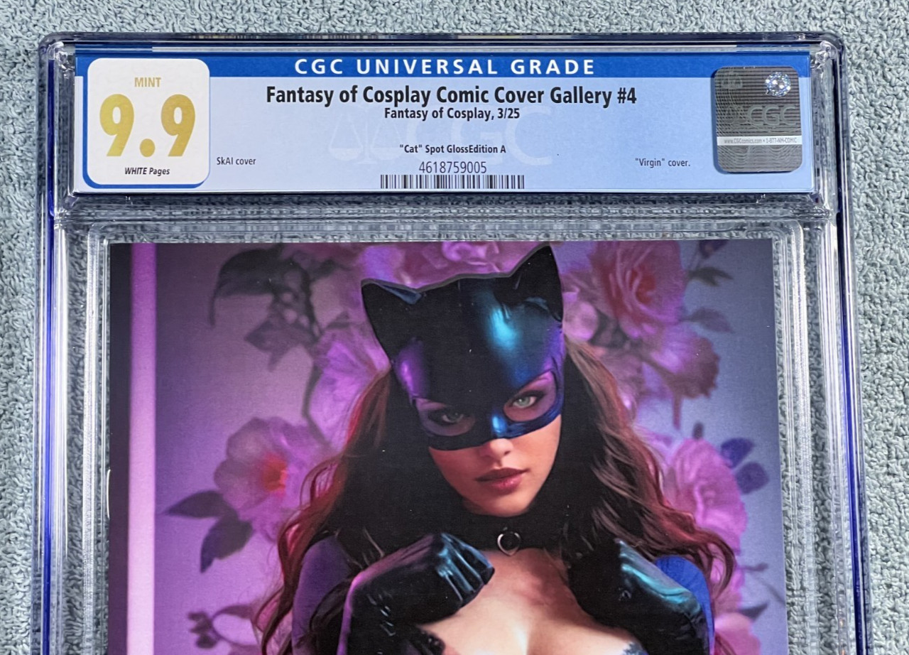 Catwoman Fantasy of Cosplay CGC 9.9 MINT Not 9.8 Nice Virgin Variant LE 25 18+