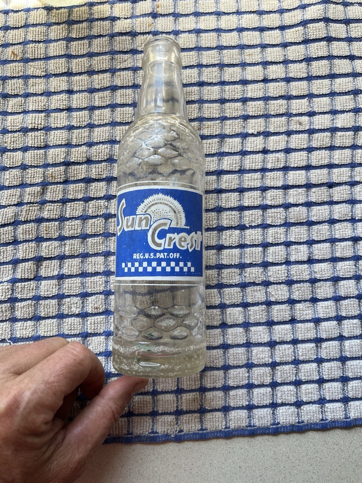 Sun Crest Vintage Soda Bottle