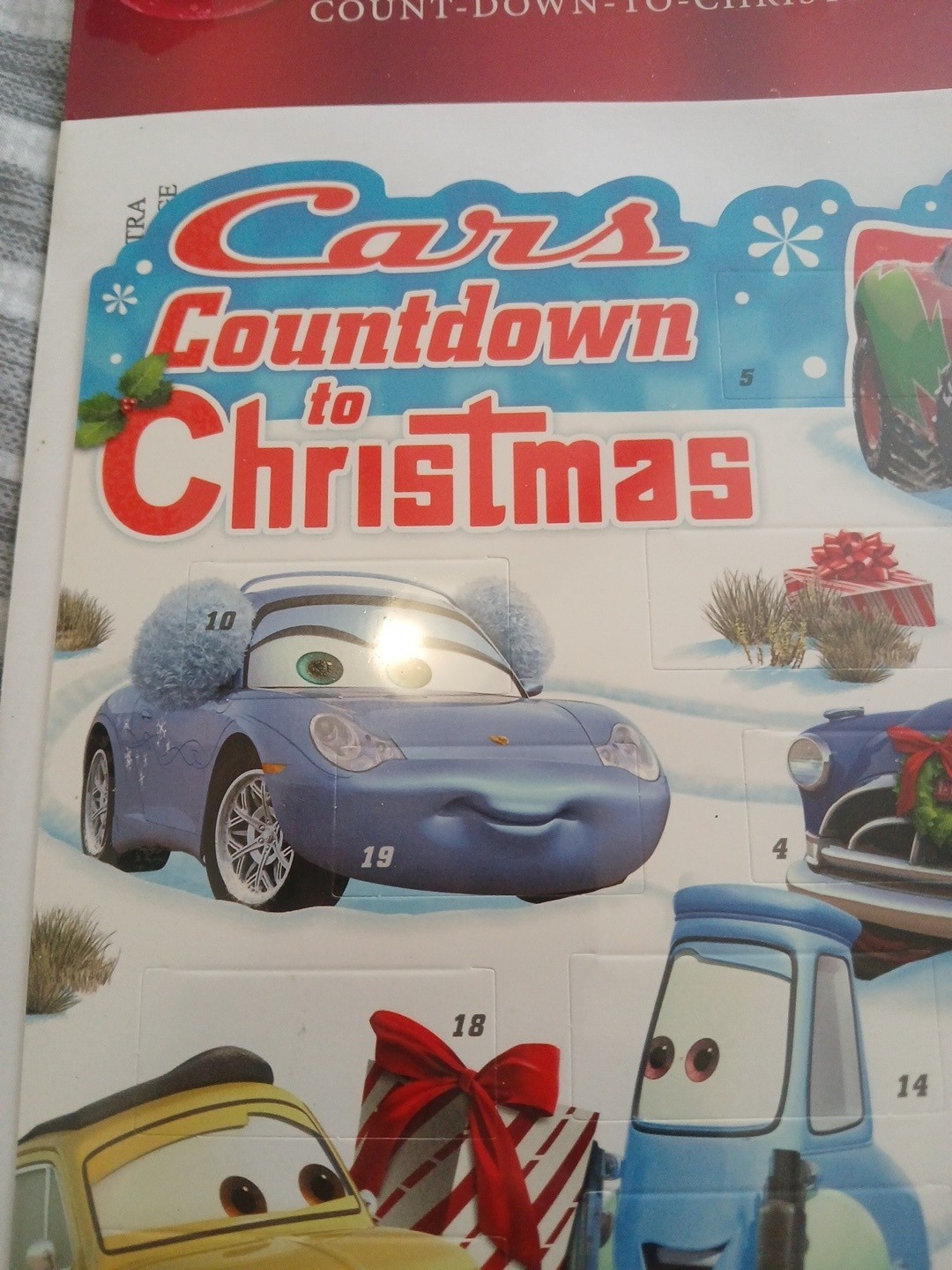 Hallmark Countdown To Christmas Calendar Disney Pixar Cars Lightning McQueen 👀