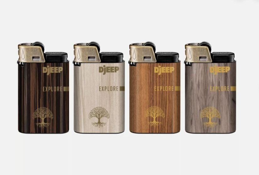DJEEP Bic Lighters Wood Grain * Up to 3500 Lights *