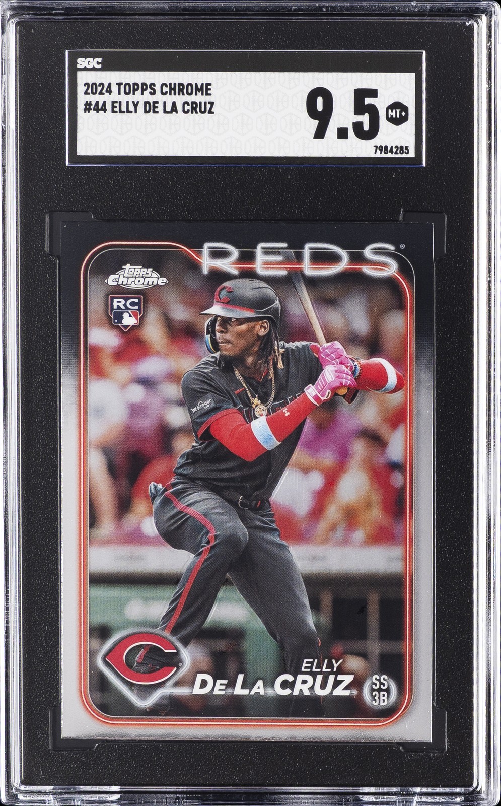 2024 TOPPS CHROME #44 ELLY DE LA CRUZ SGC 9.5