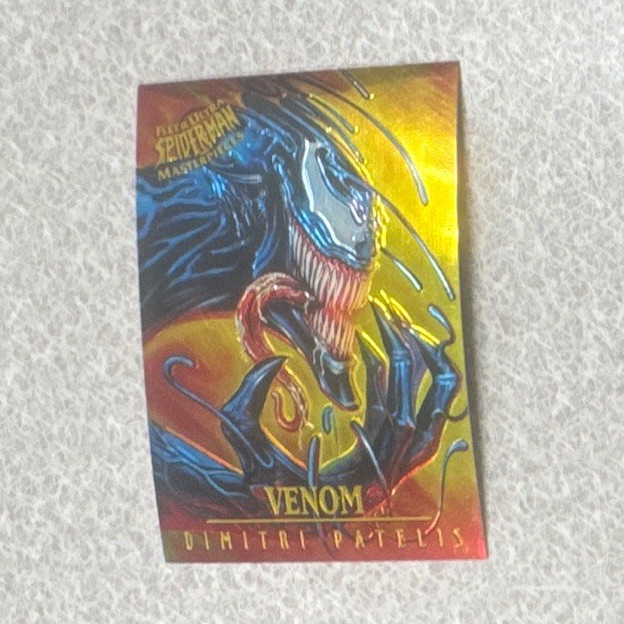 1995 Fleer Ultra Spider-Man Masterpieces Venom Limited Edition 8 of 9 Dimitri