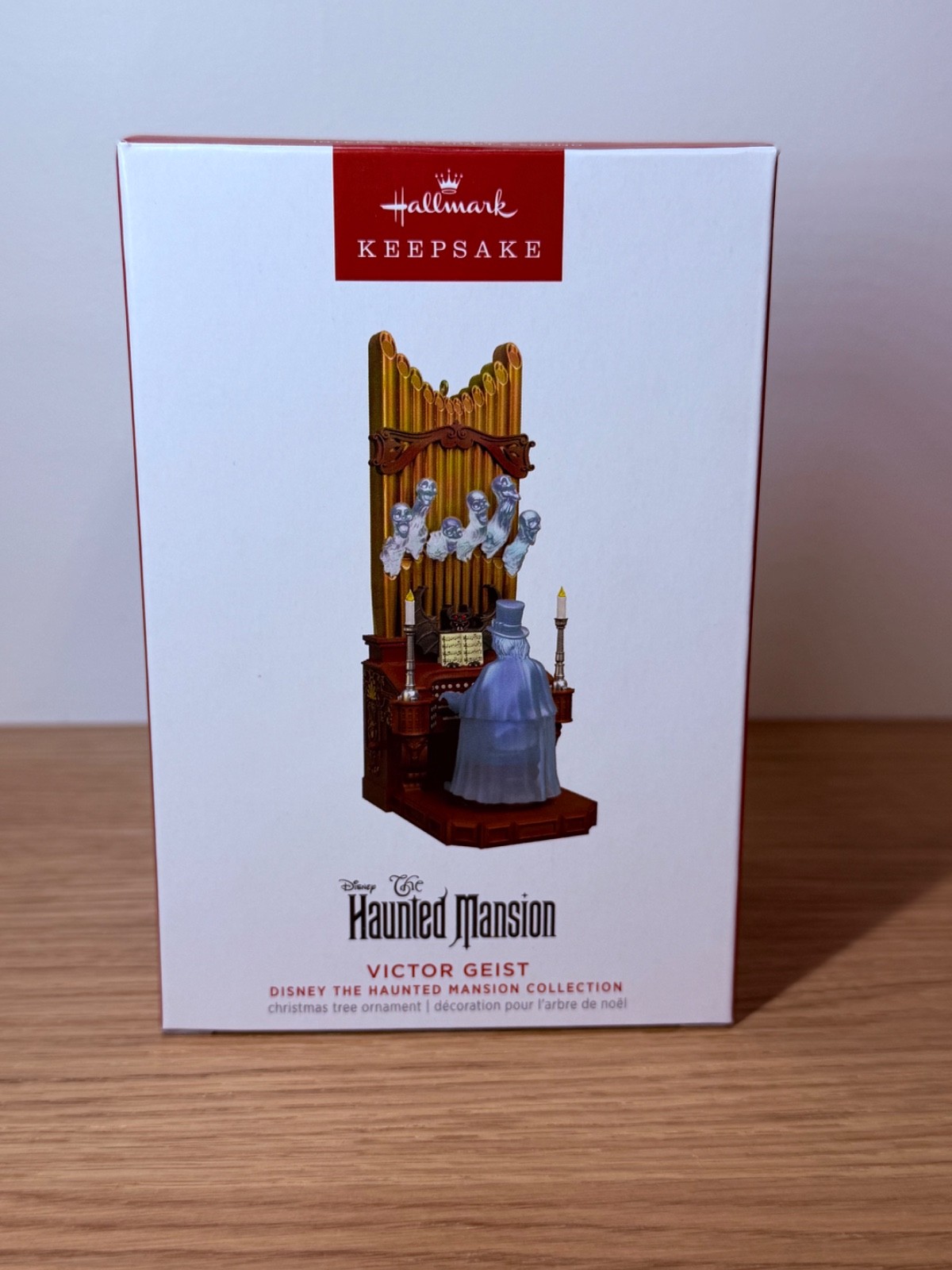 Hallmark Victor Geist Playing Organ Haunted Mansion Ornament – Brand New