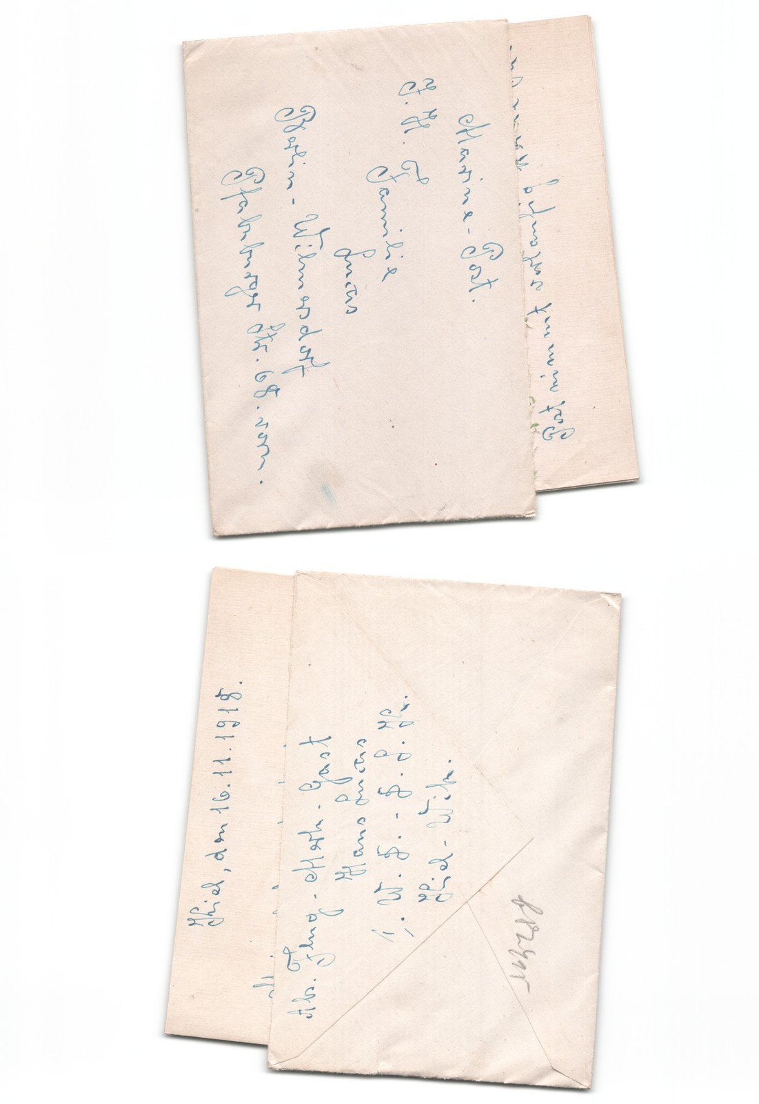 (b82415) Naval Post 1918 from Kiel to Berlin Wilmersdorf with Contents, NAC
