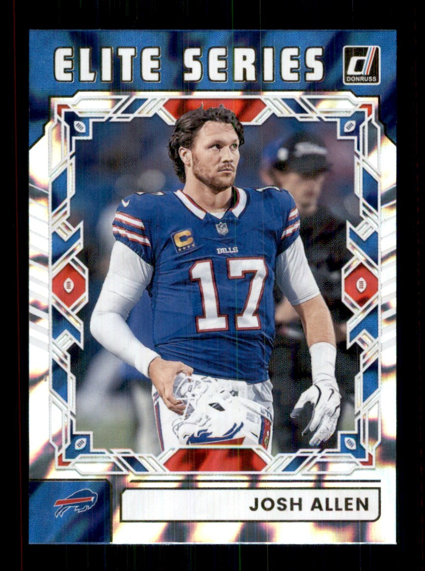 2025 Panini Donruss Josh Allen Elite Series Bills #TES-JAL