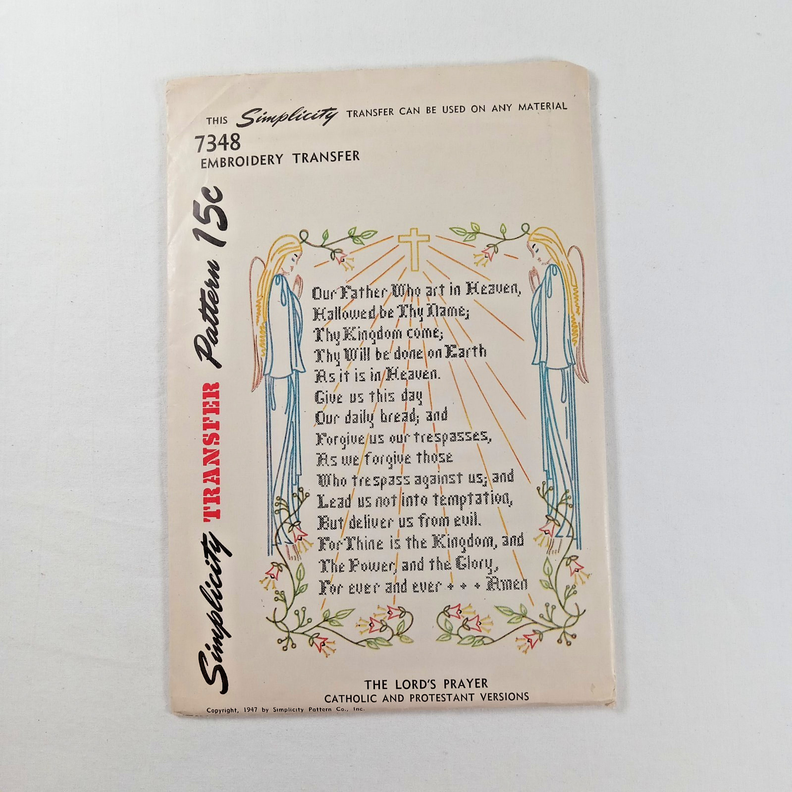 10 packages assorted vintage embroidery transfers McCalls Simplicity open, uncut