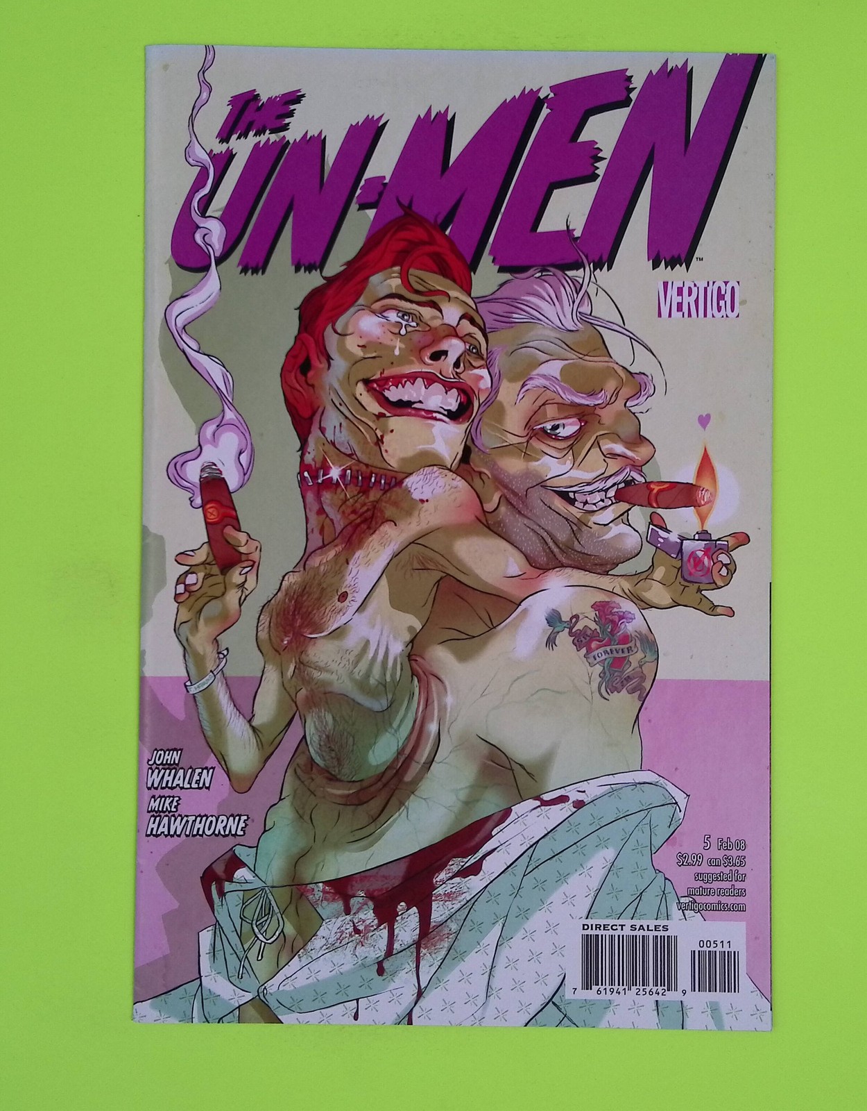The Un-Men #5 2008 Vertigo 8.0 Comic Book J37-255