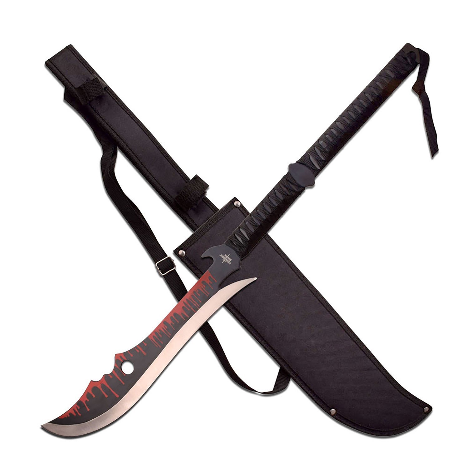 27.5″ Fantasy Master Fantasy Short Sword w/Fabric Wrapped Handle & Nylon Sheath