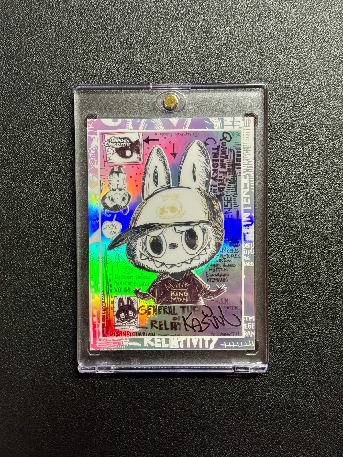 2025 Topps Chrome Labubu #1 HEAVEN Kasing Lung Artist Facsimile AUTO SSP CASEHIT