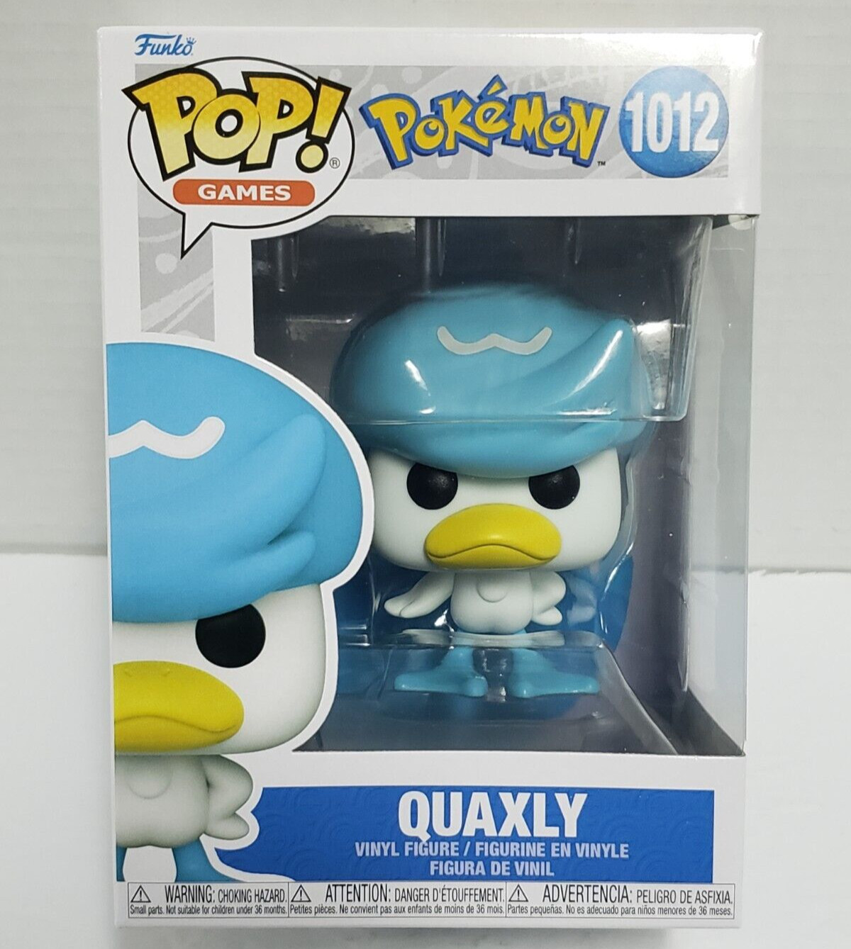 QUAXLY – Pokemon Funko POP! Games #1012 Collectible Vinyl Figure NEW & IN STOCK