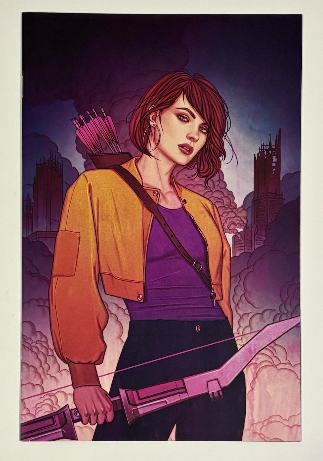 Mighty Morphin Power Rangers TMNT II #1 Jenny Frison Virgin Variant Boom!