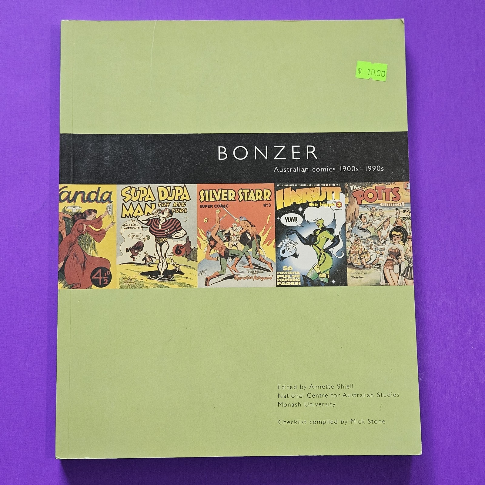 BONZER Australian Comics 1900s-1990s Softcover Book 1998 Annette Shiell