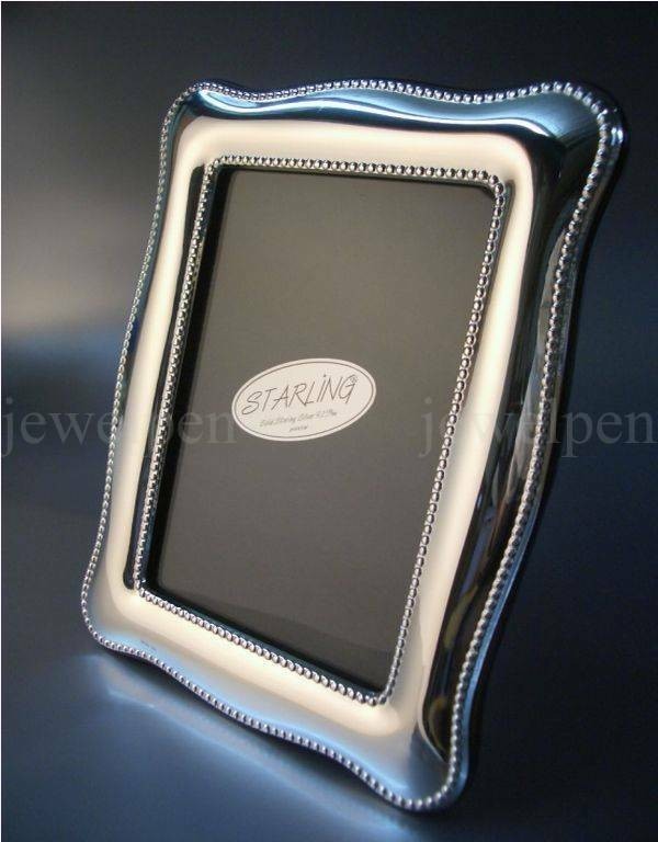 Chippendale Double Pearl Edge – Solid 925 Sterling Silver with Mahogany (V2)