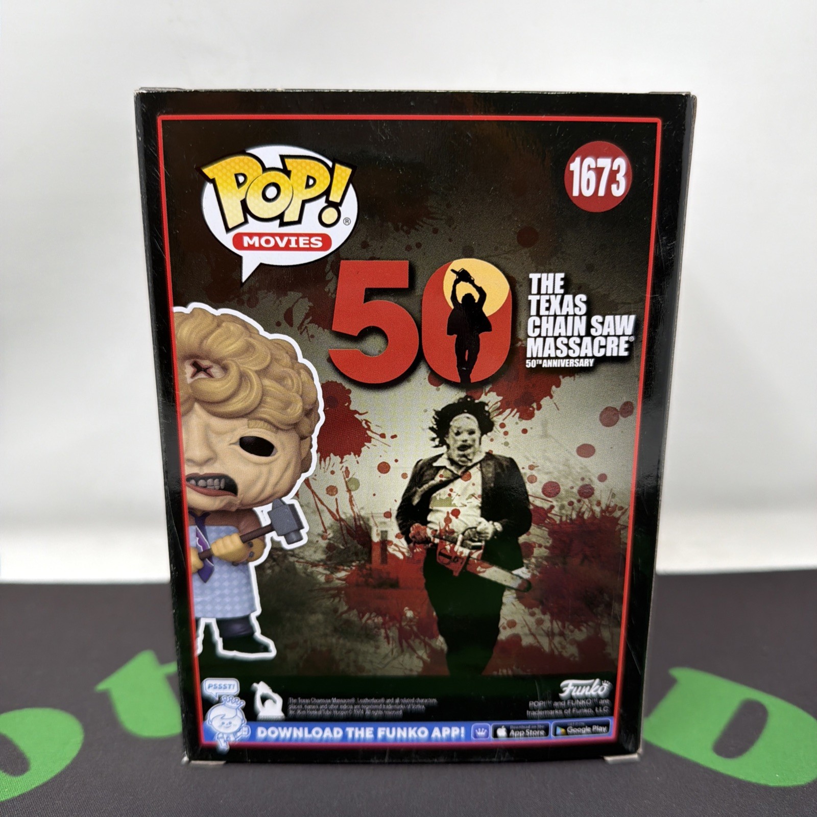 Funko Leatherface 1673 Texas Chainsaw Massacre Hot Topic Scare Fair Exclusive