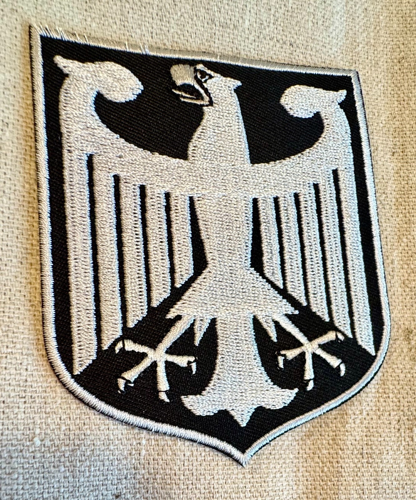 BLACK GERMAN embroidered PATCH GERMANY iron-on Bundesadler Aufnäher Deutschland