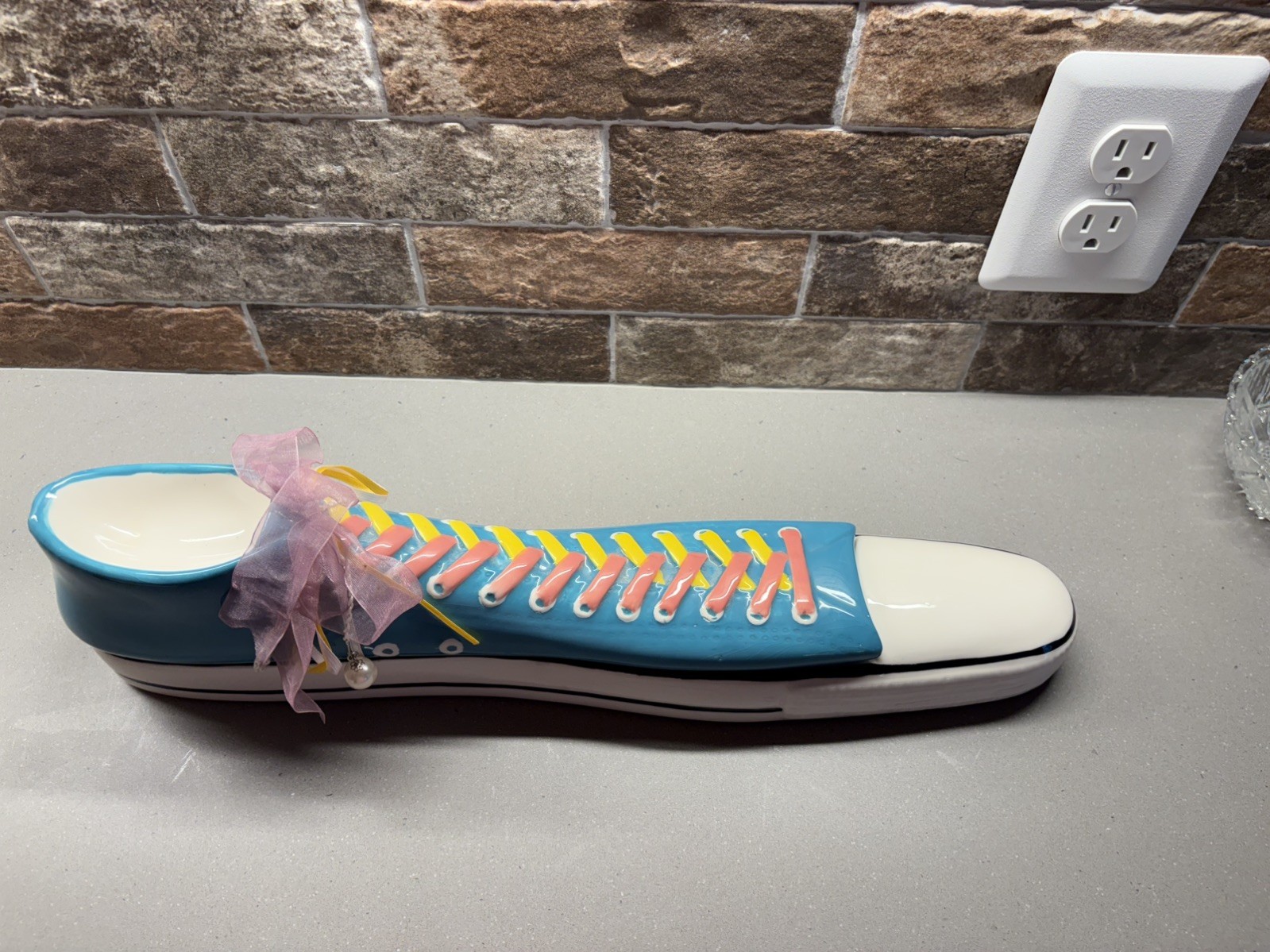 Shoe Sneaker Converse Container Storage Case Chuck Taylor Case Rare Ceramic
