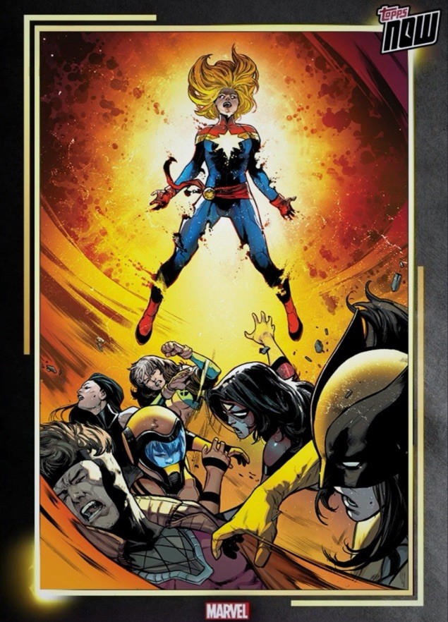Topps Marvel Collect Topps NOW May 10 – Captain Marvel #49 – Gold SR [Digital]