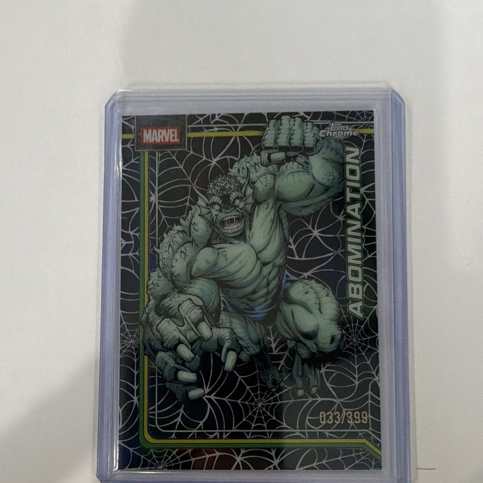 Topps 2002 Topps Chrome Marvel Abomination #001 Serial Numbered /399