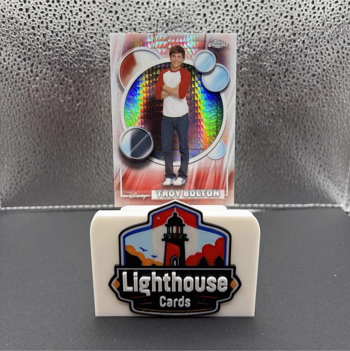 Troy Bolton 2026 Topps Chrome Disney #182 Prism Refractor High School Musical
