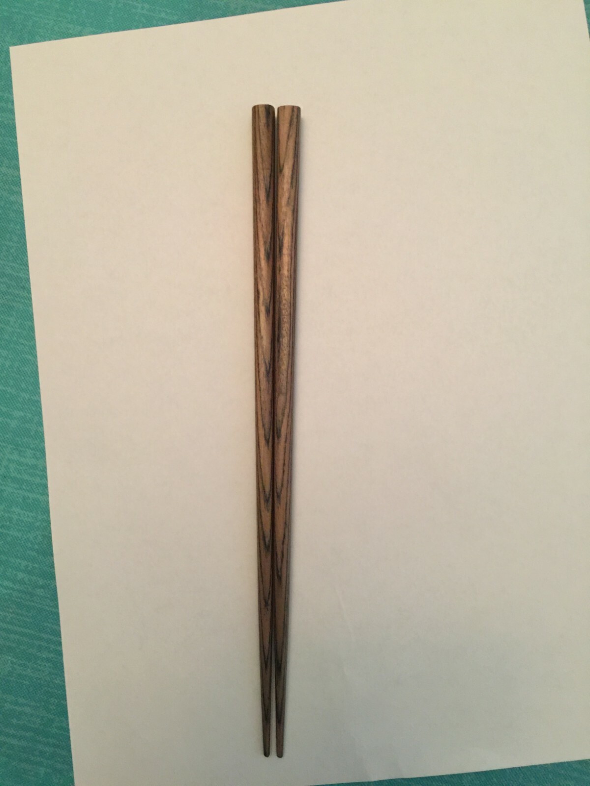 Japanese Awesome Looking Light Weight Brown Stripped Wood Chopsticks w/ Free Han