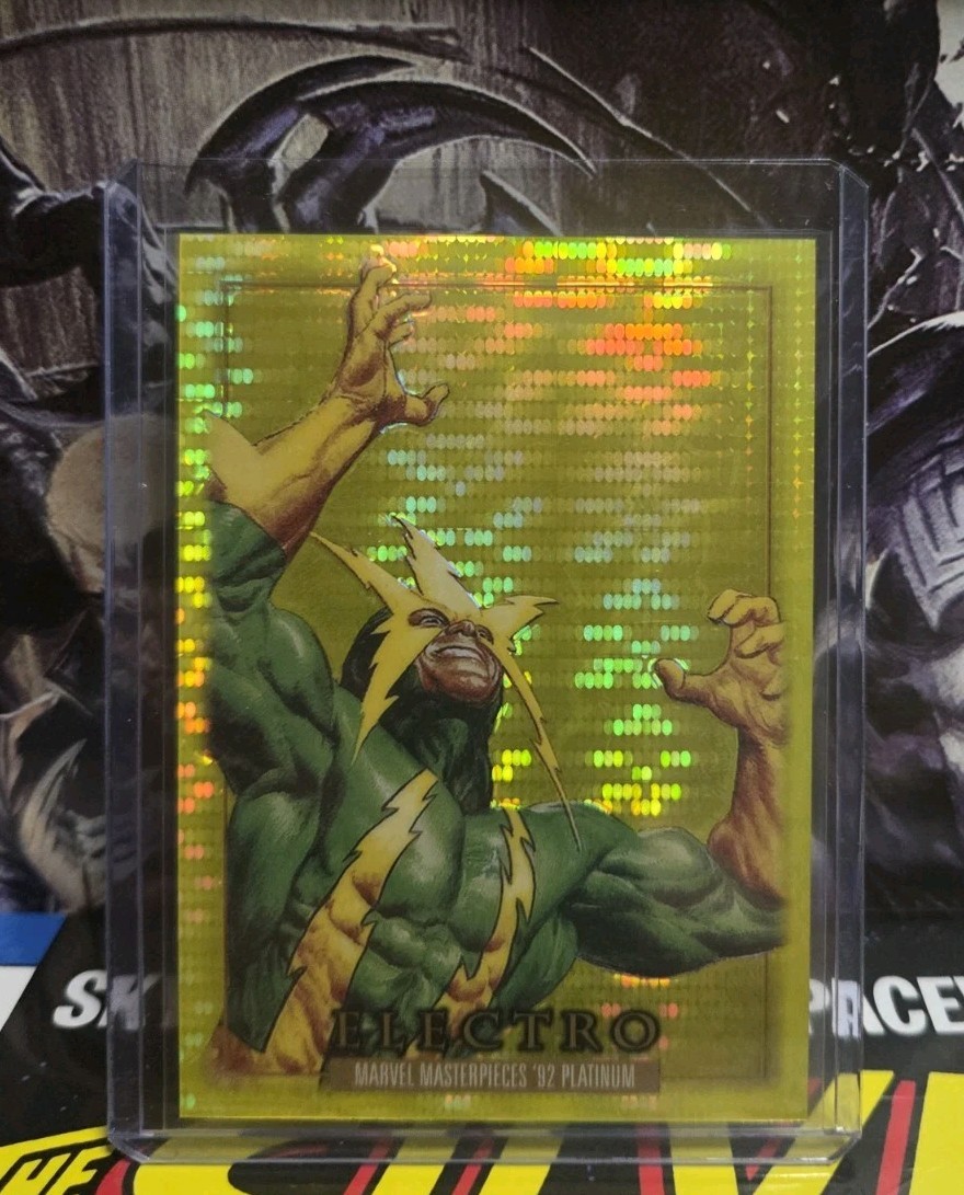 2024 Marvel Masterpieces 92 Seismic Gold – Electro