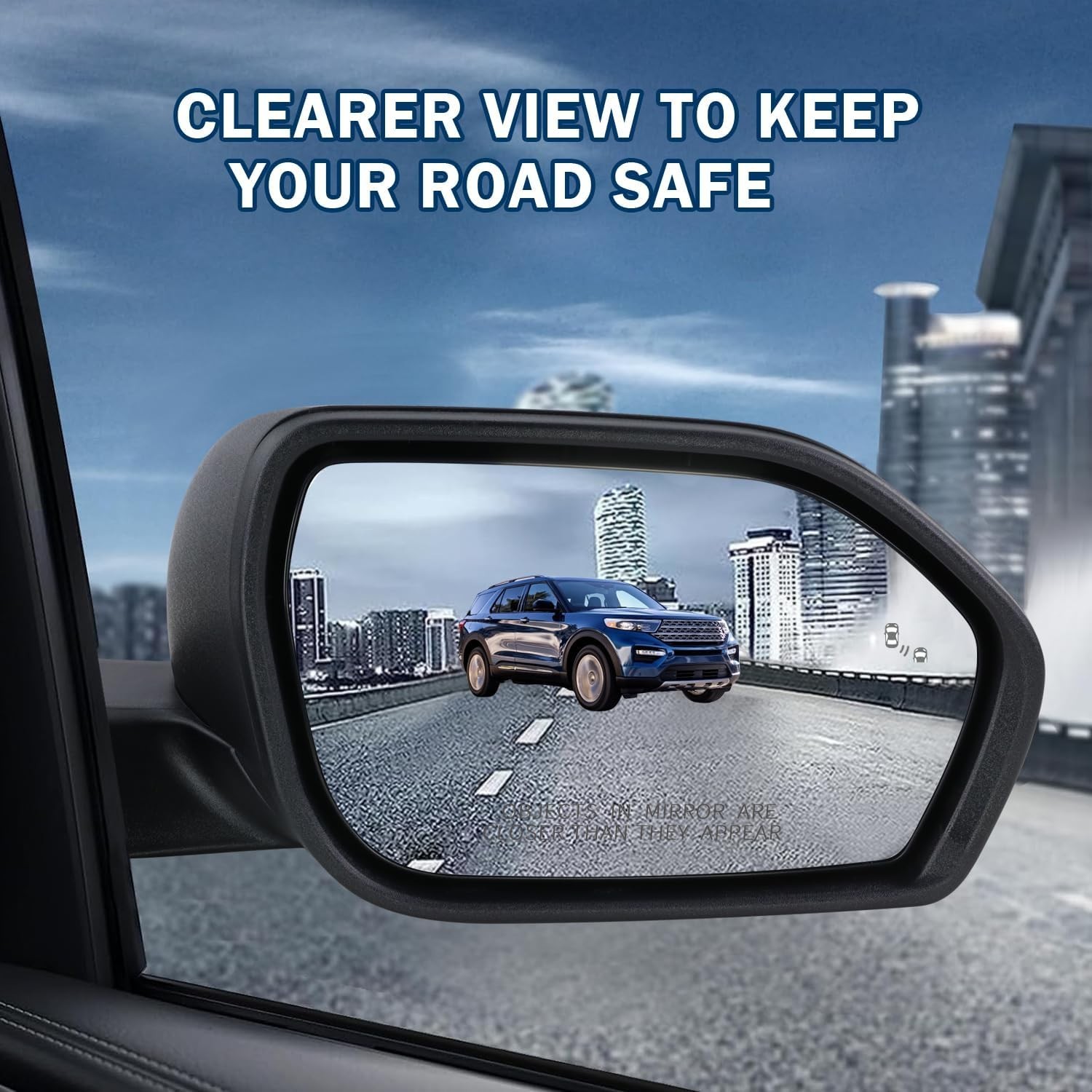 Right Passenger Side Mirror Compatible With 2020-2026 Ford Explorer With Manual