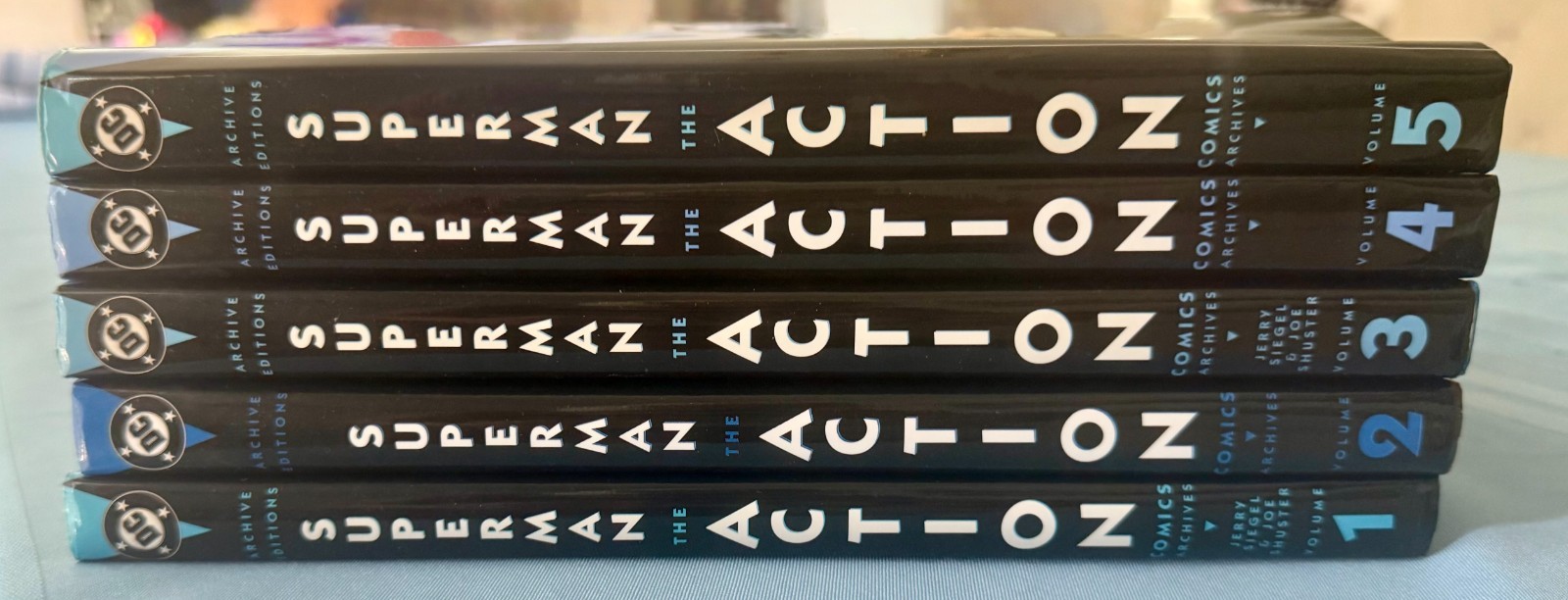 Superman The Action Comics Archives Vol. 1-5 HC DC Arcive Editions Brand New
