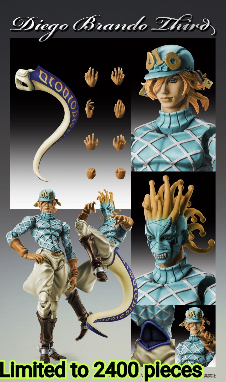 Pre-order: Super Action Statue JoJo Part 7: Steel Ball Run – Diego Brando Third