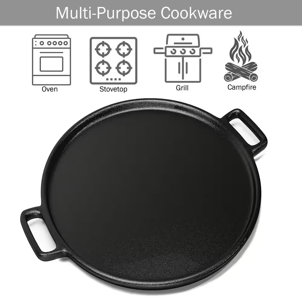 14 in. Cast Iron Pizza Pan